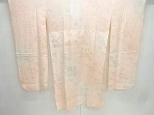 桜模様織出し単衣振袖用長襦袢